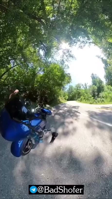 That moment your motorcycle leaves you