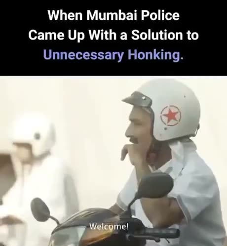 When Mumbai Police Came Up With a Solution to Unnecessary Honking.