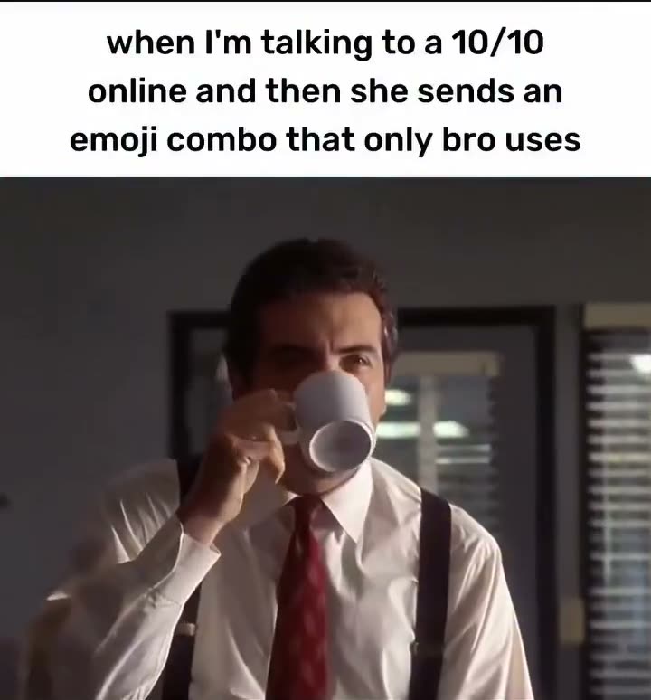 That emoji combo hit different