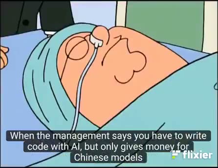 When the management says you have to write code with AI, but only…