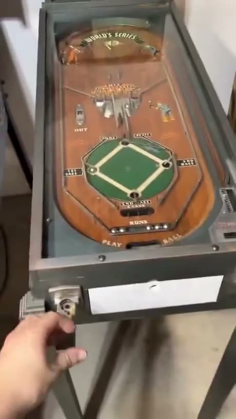 1934 Rock-ola’s World’s Series pinball