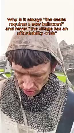 Why is it always "the castle requires a new ballroom" and never "the…