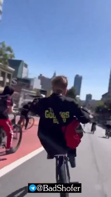 Juggling while riding a bike